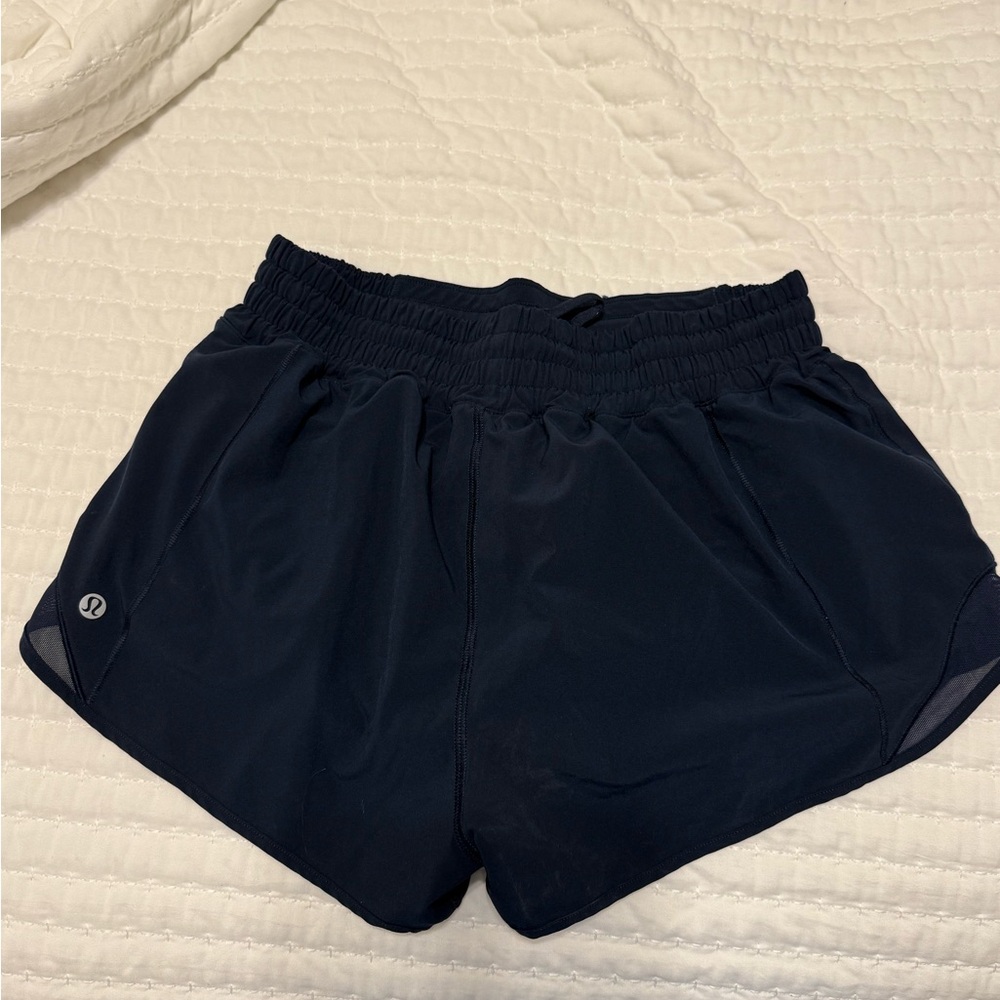 lululemon athletica Women's Navy Hotty Hot Shorts